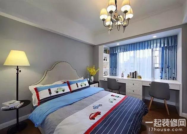 118平的美式风三居室,简洁的配色搭配典雅的家具 118平的美式风三居室,简洁的配色搭配典雅的家具