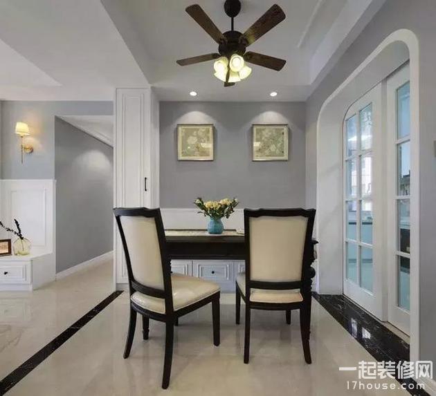 118平的美式风三居室,简洁的配色搭配典雅的家具 118平的美式风三居室,简洁的配色搭配典雅的家具